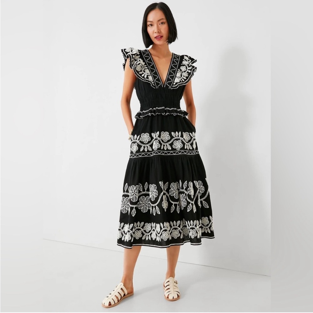 Sea New York Beck Embroidered Dress - Size 2